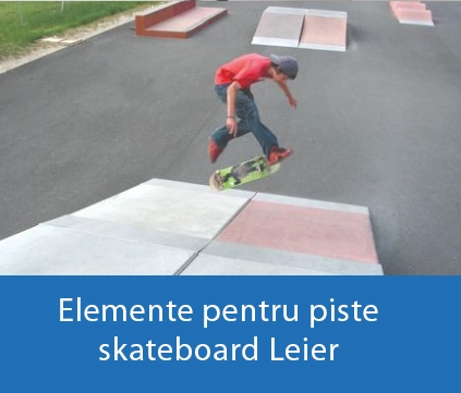 Elemente pentru piste skateboard Leier